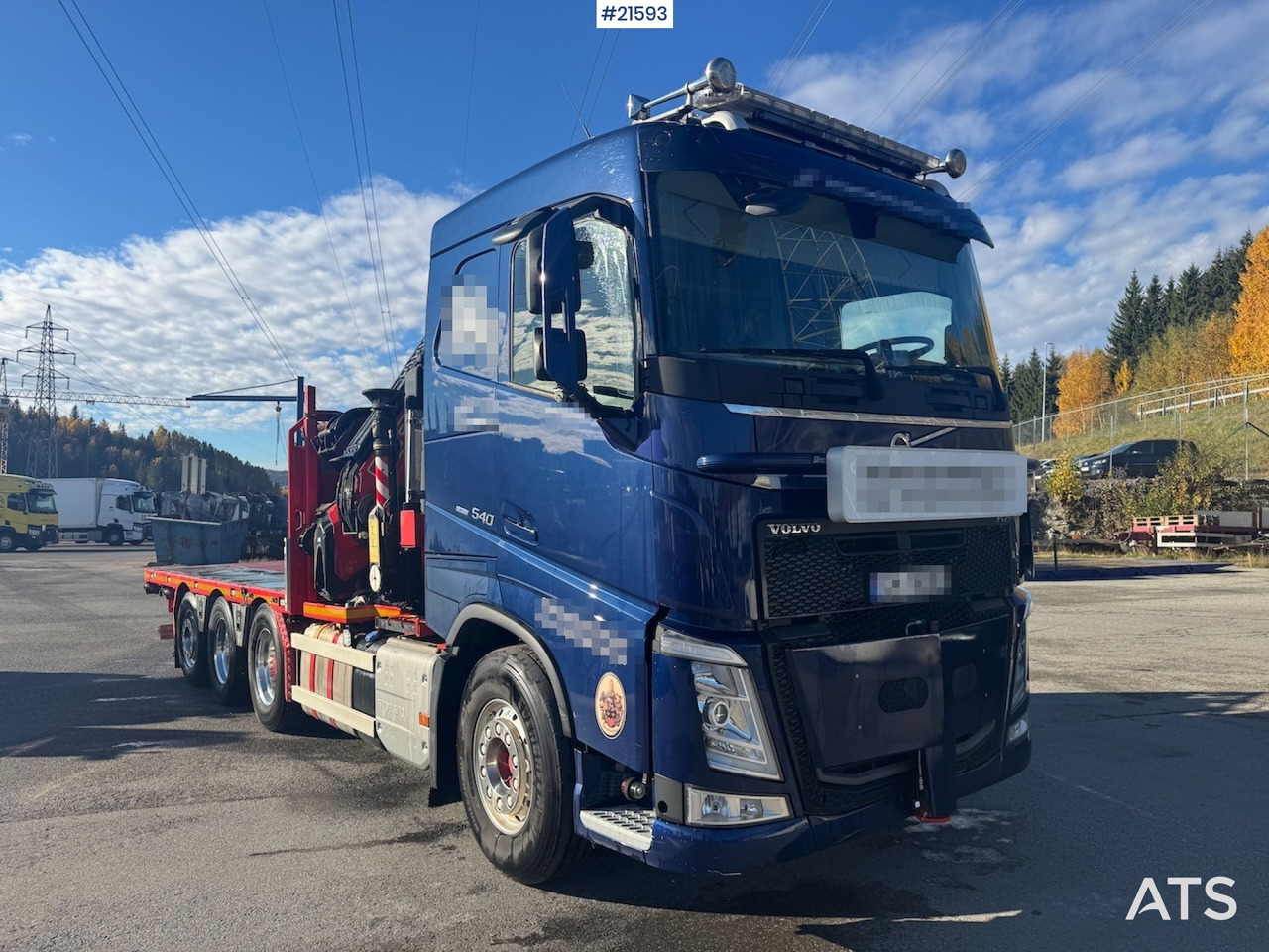 Volvo FH540 Kombibil - Kranbil: bilde 2 Volvo FH540 Kombibil - Kranbil: bilde 2
