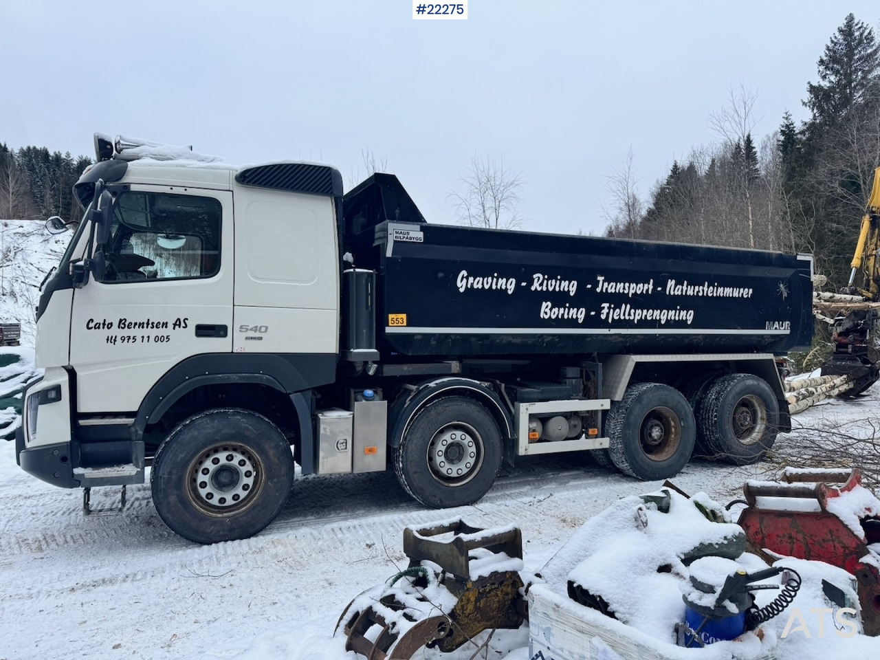 Volvo FMX540 8x4 Tippbil – 88 000 km! SE VIDEO - Tippbil: bilde 4 Volvo FMX540 8x4 Tippbil – 88 000 km! SE VIDEO - Tippbil: bilde 4