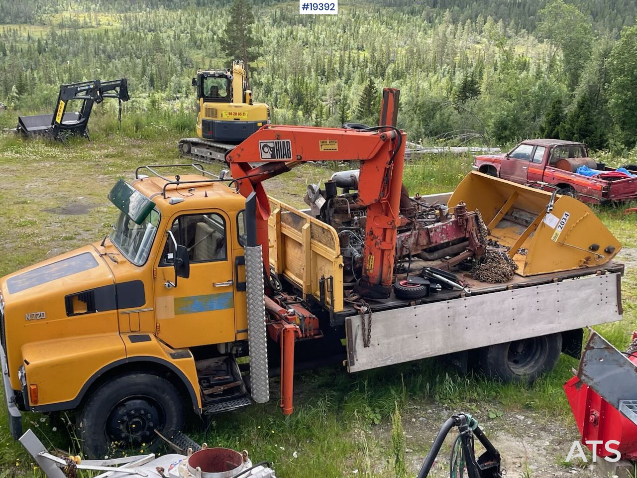 Volvo N720 - Planbil, Kranbil: bilde 5 Volvo N720 - Planbil, Kranbil: bilde 5