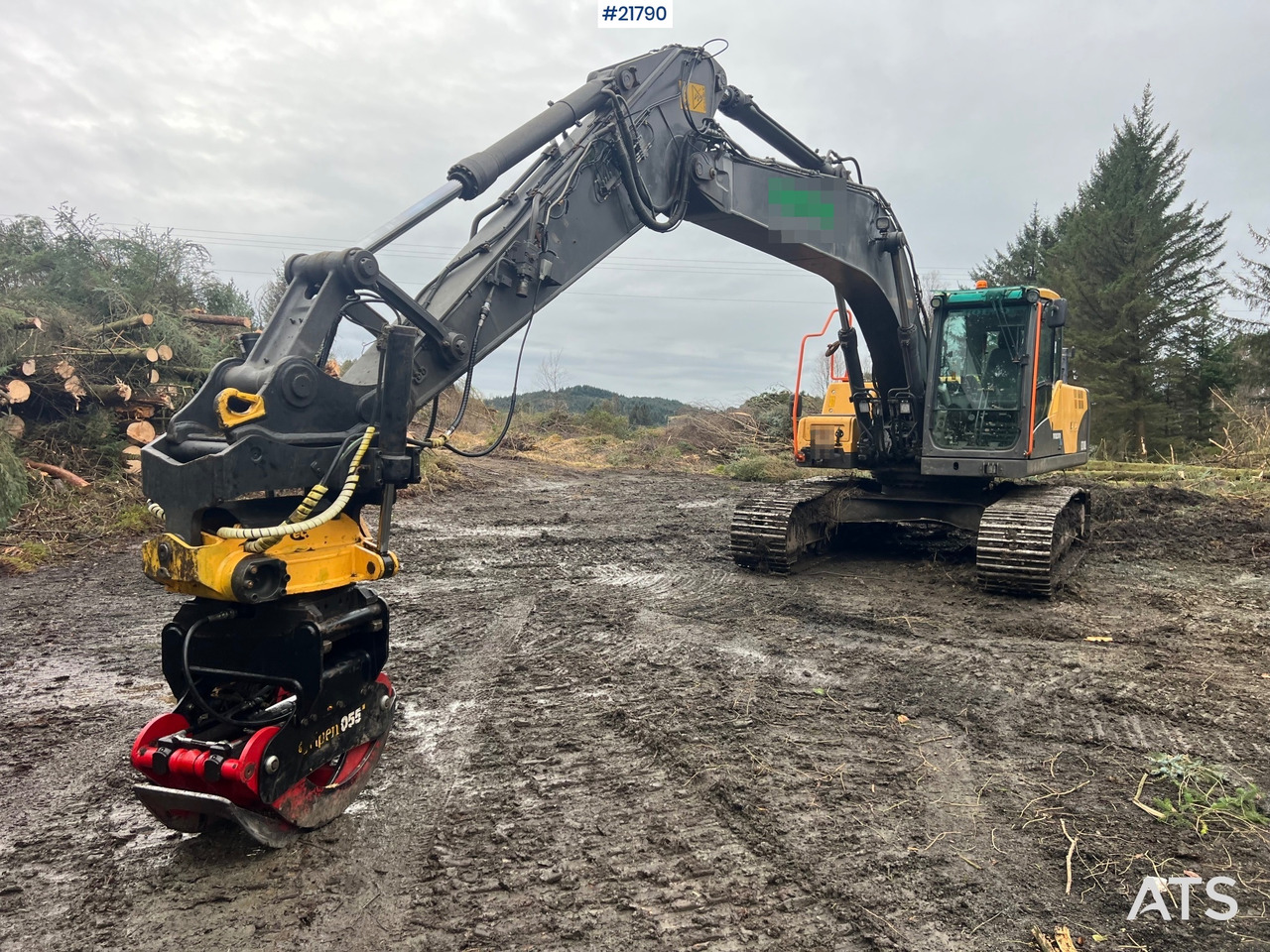 Gravemaskin Volvo ec210cl gravemaskin m/ rototilt, pusseskuffe og tannskuffe: bilde 7 Gravemaskin Volvo ec210cl gravemaskin m/ rototilt, pusseskuffe og tannskuffe: bilde 7