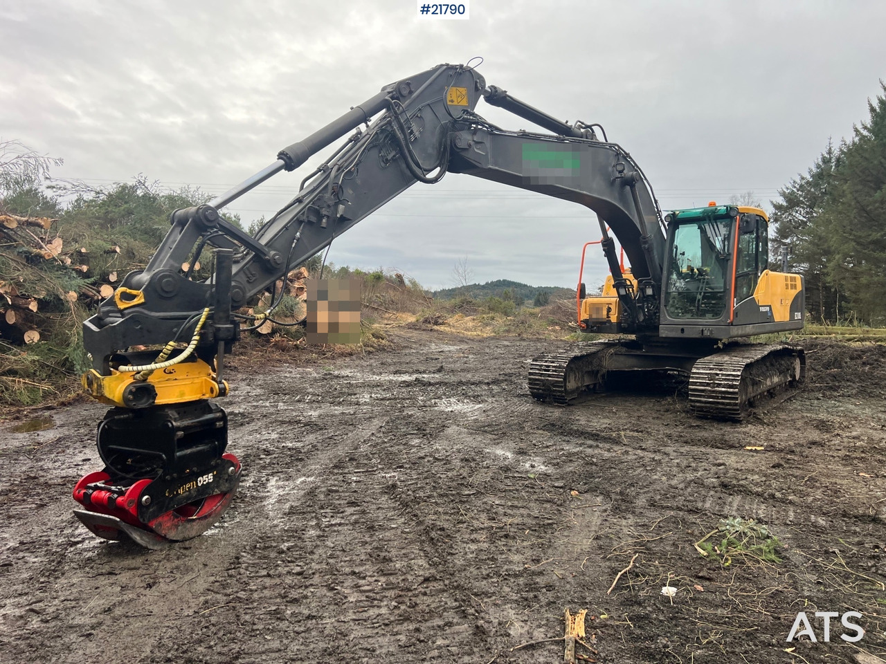 Volvo ec210cl gravemaskin m/ rototilt, pusseskuffe og tannskuffe - Gravemaskin: bilde 2 Volvo ec210cl gravemaskin m/ rototilt, pusseskuffe og tannskuffe - Gravemaskin: bilde 2