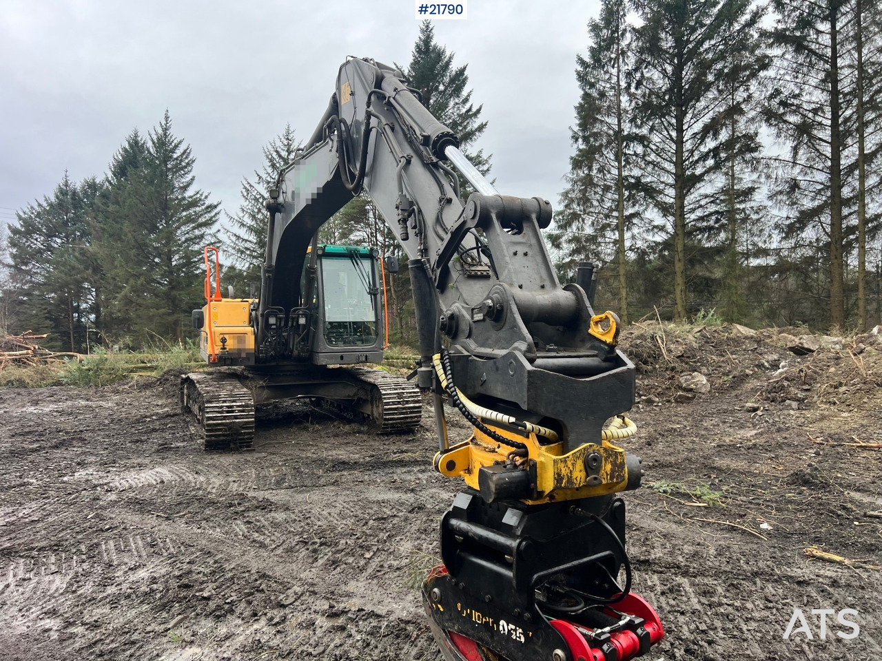 Volvo ec210cl gravemaskin m/ rototilt, pusseskuffe og tannskuffe - Gravemaskin: bilde 4 Volvo ec210cl gravemaskin m/ rototilt, pusseskuffe og tannskuffe - Gravemaskin: bilde 4