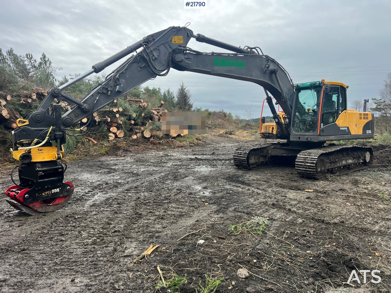 Volvo ec210cl gravemaskin m/ rototilt, pusseskuffe og tannskuffe - Gravemaskin: bilde 1 Volvo ec210cl gravemaskin m/ rototilt, pusseskuffe og tannskuffe - Gravemaskin: bilde 1