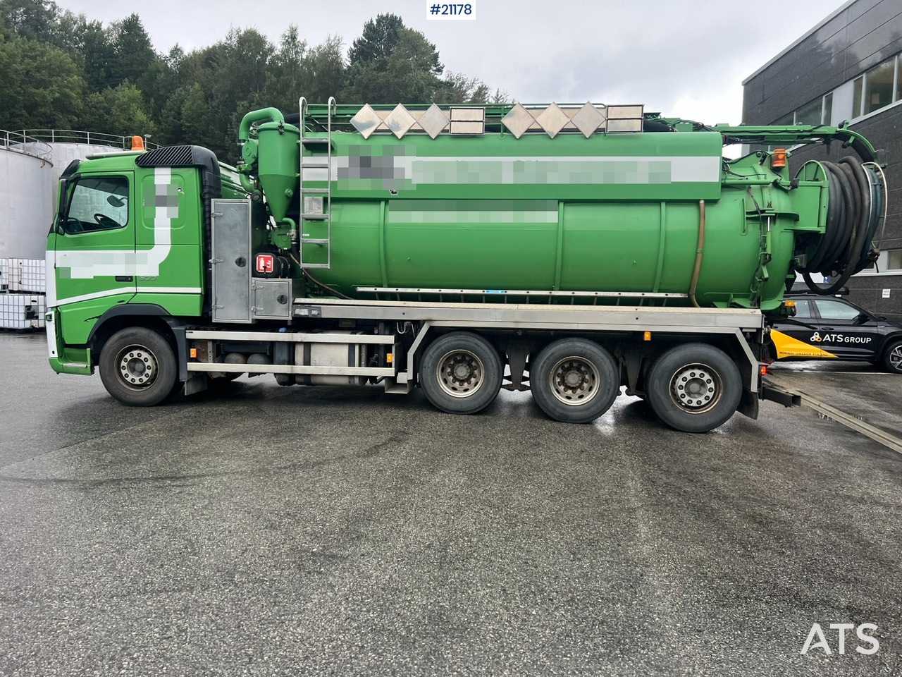 Volvo fh500 8x4 Slamsuger m/ 2010 Inter consult påbygg - Vakuum lastebil: bilde 5 Volvo fh500 8x4 Slamsuger m/ 2010 Inter consult påbygg - Vakuum lastebil: bilde 5