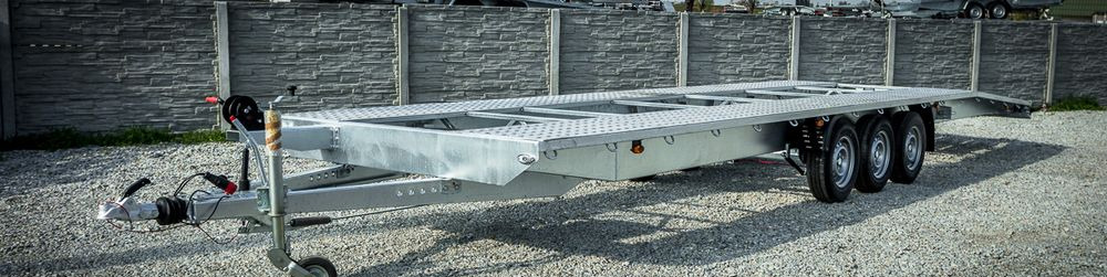 Boro nowa LAWETA Indiana, bardzo solidna 8,50m! - Transporter tilhenger: bilde 1 Boro nowa LAWETA Indiana, bardzo solidna 8,50m! - Transporter tilhenger: bilde 1