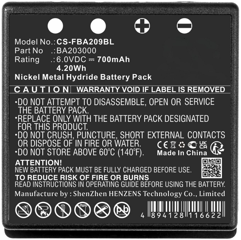 HBC compatible battery BA209000, BA209060, BA209061 - Batteri for Lastebilkran: bilde 5 HBC compatible battery BA209000, BA209060, BA209061 - Batteri for Lastebilkran: bilde 5