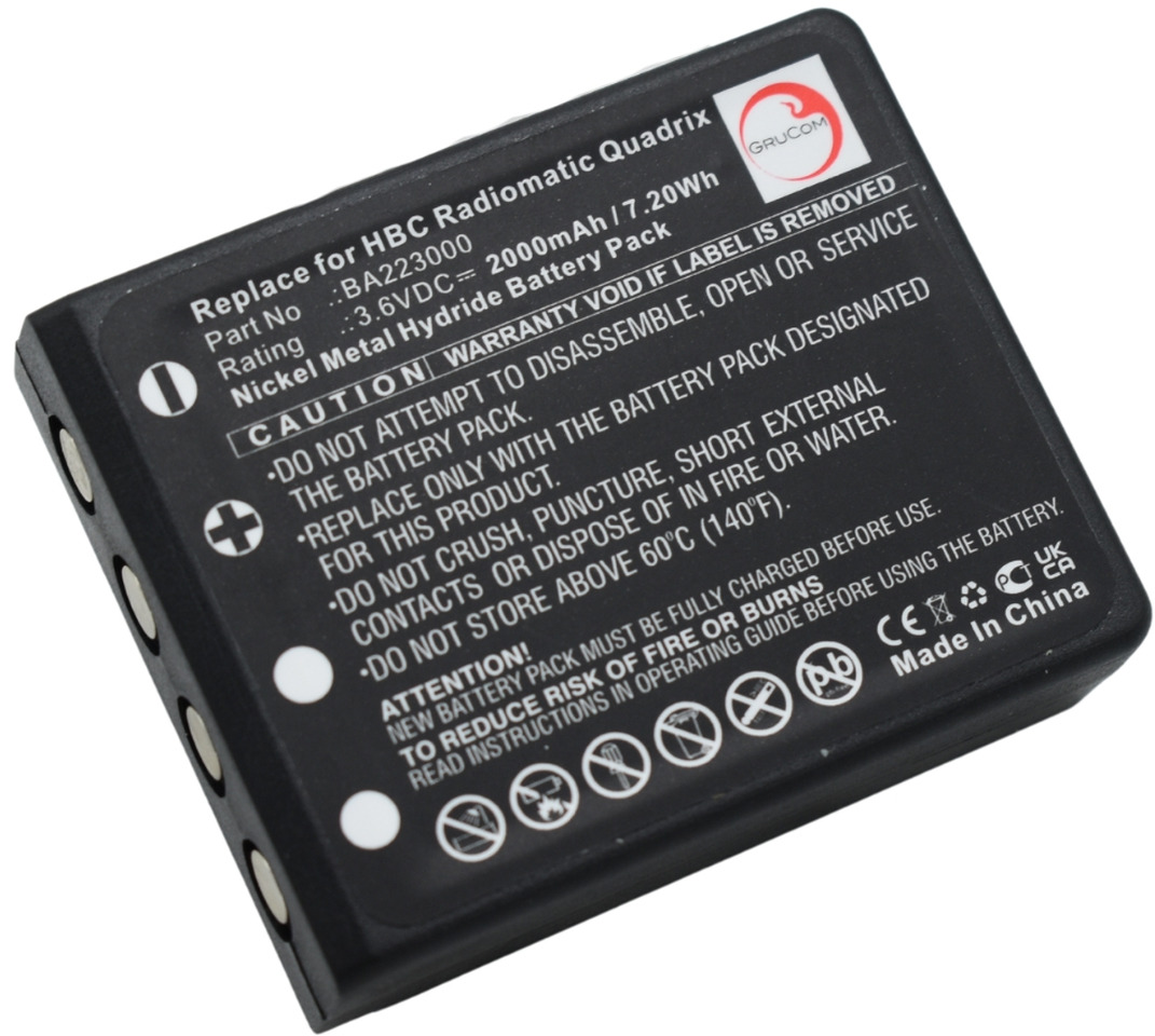 HBC compatible battery BA223000, BA223030, FUB6 - Batteri for Lastebilkran: bilde 1 HBC compatible battery BA223000, BA223030, FUB6 - Batteri for Lastebilkran: bilde 1