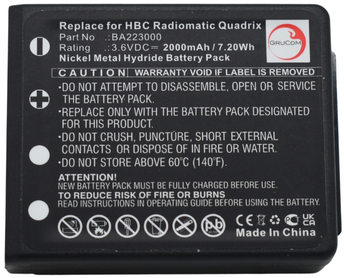 HBC compatible battery BA223000, BA223030, FUB6 - Batteri for Lastebilkran: bilde 3 HBC compatible battery BA223000, BA223030, FUB6 - Batteri for Lastebilkran: bilde 3