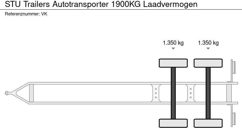 STU Trailers Autotransporter 1900KG Laadvermogen - Transporter tilhenger: bilde 5 STU Trailers Autotransporter 1900KG Laadvermogen - Transporter tilhenger: bilde 5