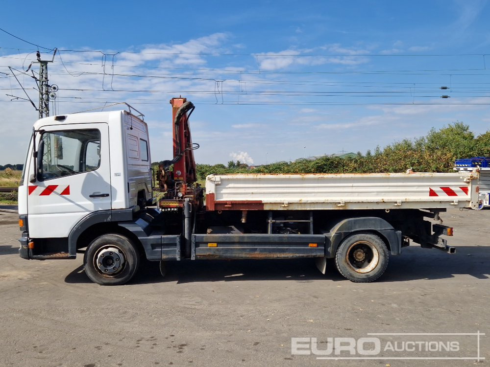 1999 Mercedes Atego - Planbil, Kranbil: bilde 2 1999 Mercedes Atego - Planbil, Kranbil: bilde 2