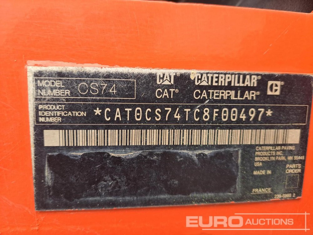 2011 CAT CS74 - Vals: bilde 3 2011 CAT CS74 - Vals: bilde 3