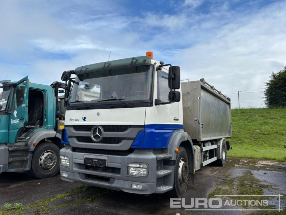 2012 Mercedes Axor 1824L 4x2,Tipper Stainless Steel Container, Automatic, AC (German Reg. Docs. Available) - Tippbil: bilde 1 2012 Mercedes Axor 1824L 4x2,Tipper Stainless Steel Container, Automatic, AC (German Reg. Docs. Available) - Tippbil: bilde 1
