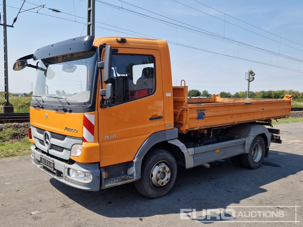 2012 Mercedes Benz Atego 816 - Tippbil: bilde 1 2012 Mercedes Benz Atego 816 - Tippbil: bilde 1