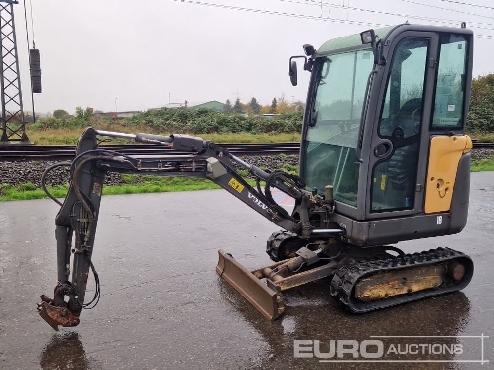 2012 Volvo EC18 - Minigraver: bilde 1 2012 Volvo EC18 - Minigraver: bilde 1
