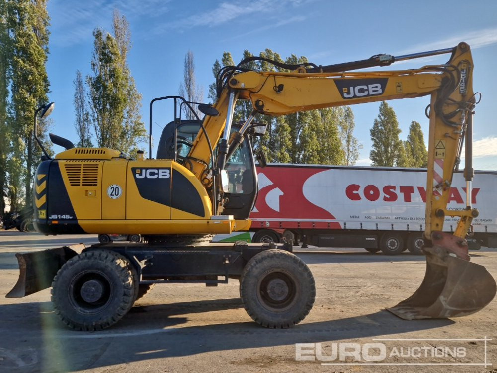 Hjulgraver 2014 JCB JS145W: bilde 6