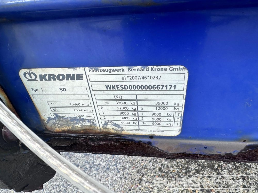 Gardintrailer 2015 Krone Mega Liner, Curtainsider, 3 Axle (Dutch Reg. Docs): bilde 36 Gardintrailer 2015 Krone Mega Liner, Curtainsider, 3 Axle (Dutch Reg. Docs): bilde 36