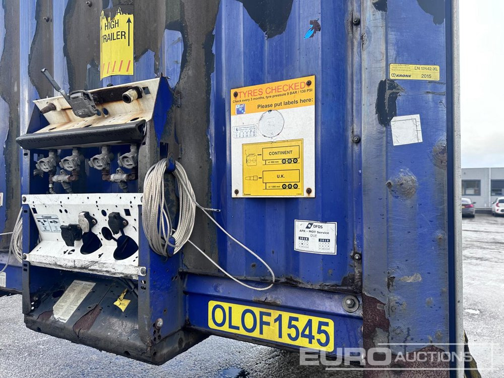 Gardintrailer 2015 Krone Mega Liner, Curtainsider, 3 Axle (Dutch Reg. Docs): bilde 35 Gardintrailer 2015 Krone Mega Liner, Curtainsider, 3 Axle (Dutch Reg. Docs): bilde 35