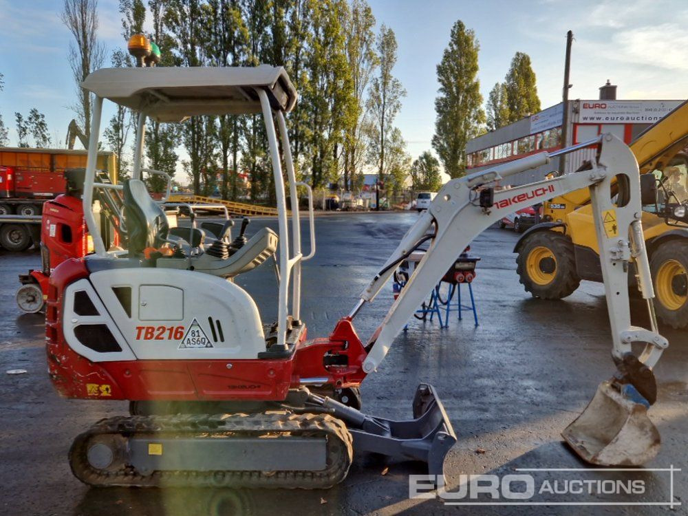 Minigraver 2018 Takeuchi TB216: bilde 6