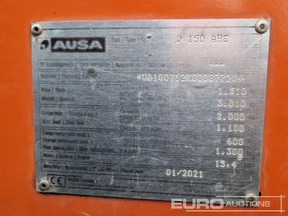 Kompaktdumper 2021 Ausa D150 AHG: bilde 23 Kompaktdumper 2021 Ausa D150 AHG: bilde 23
