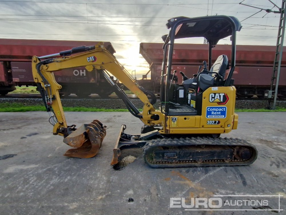 2021 CAT 302.7CR - Minigraver: bilde 2 2021 CAT 302.7CR - Minigraver: bilde 2