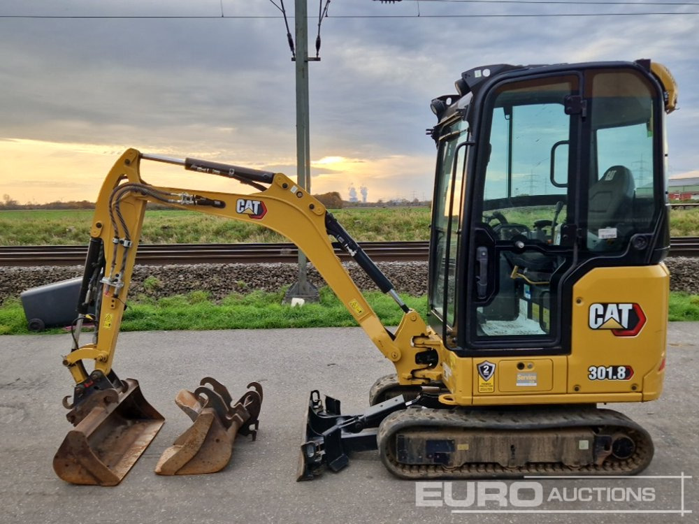 2022 CAT 301.8 - Minigraver: bilde 2 2022 CAT 301.8 - Minigraver: bilde 2