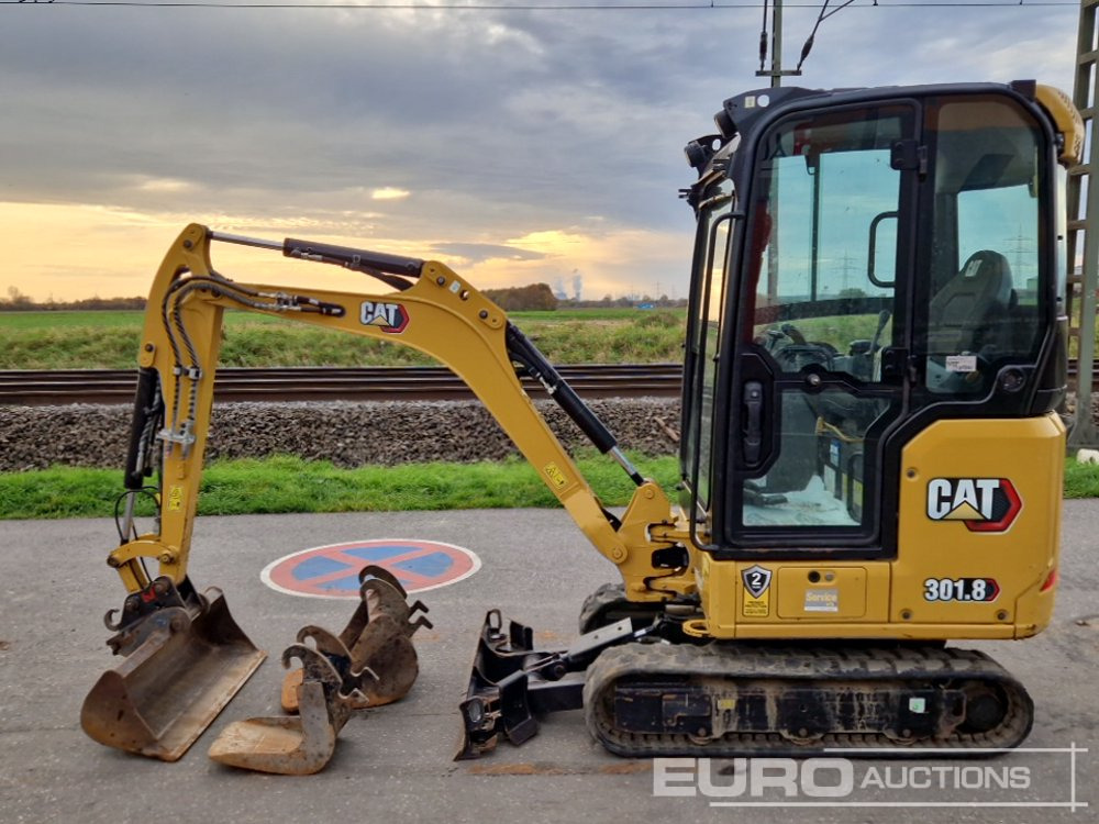 2022 CAT 301.8 - Minigraver: bilde 2 2022 CAT 301.8 - Minigraver: bilde 2
