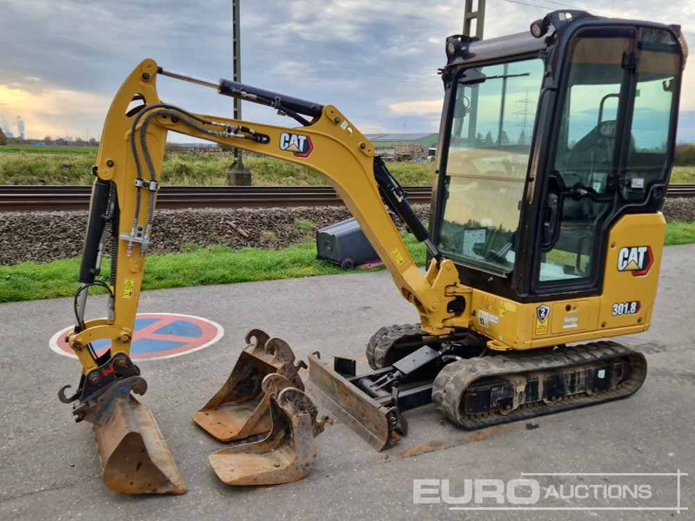 2022 CAT 301.8 - Minigraver: bilde 1 2022 CAT 301.8 - Minigraver: bilde 1
