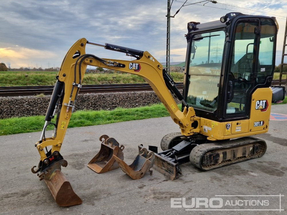 2022 CAT 301.8 - Minigraver: bilde 1 2022 CAT 301.8 - Minigraver: bilde 1