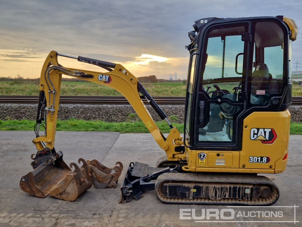 2022 CAT 301.8 - Minigraver: bilde 2 2022 CAT 301.8 - Minigraver: bilde 2