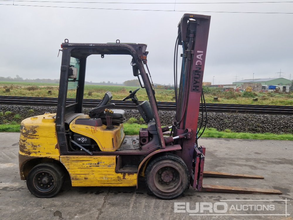 Hyundai Diesel Forklift, 2 Stage Mast, Forks - Dieseltruck: bilde 5 Hyundai Diesel Forklift, 2 Stage Mast, Forks - Dieseltruck: bilde 5