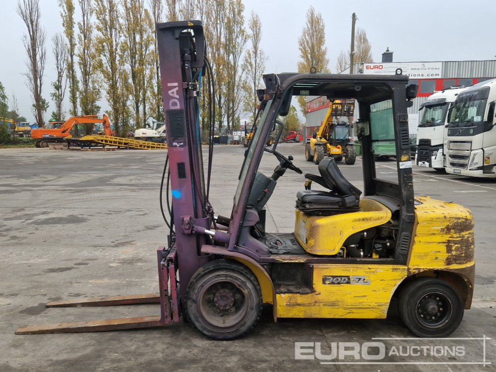 Hyundai Diesel Forklift, 2 Stage Mast, Forks - Dieseltruck: bilde 2 Hyundai Diesel Forklift, 2 Stage Mast, Forks - Dieseltruck: bilde 2