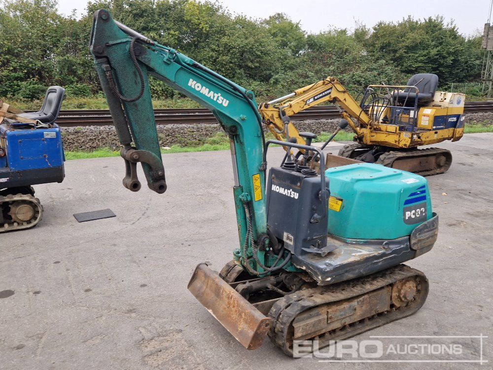 Komatsu PC02-1A - Minigraver: bilde 1 Komatsu PC02-1A - Minigraver: bilde 1
