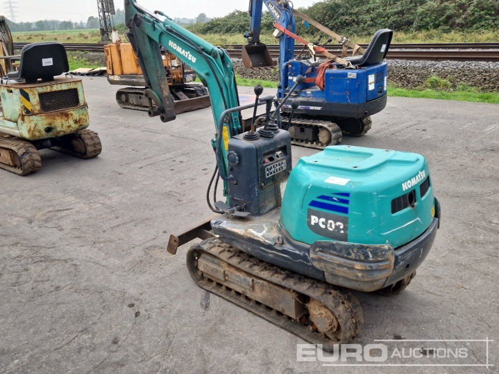 Komatsu PC02-1A - Minigraver: bilde 3 Komatsu PC02-1A - Minigraver: bilde 3