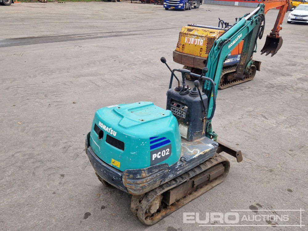 Komatsu PC02-1A - Minigraver: bilde 4 Komatsu PC02-1A - Minigraver: bilde 4