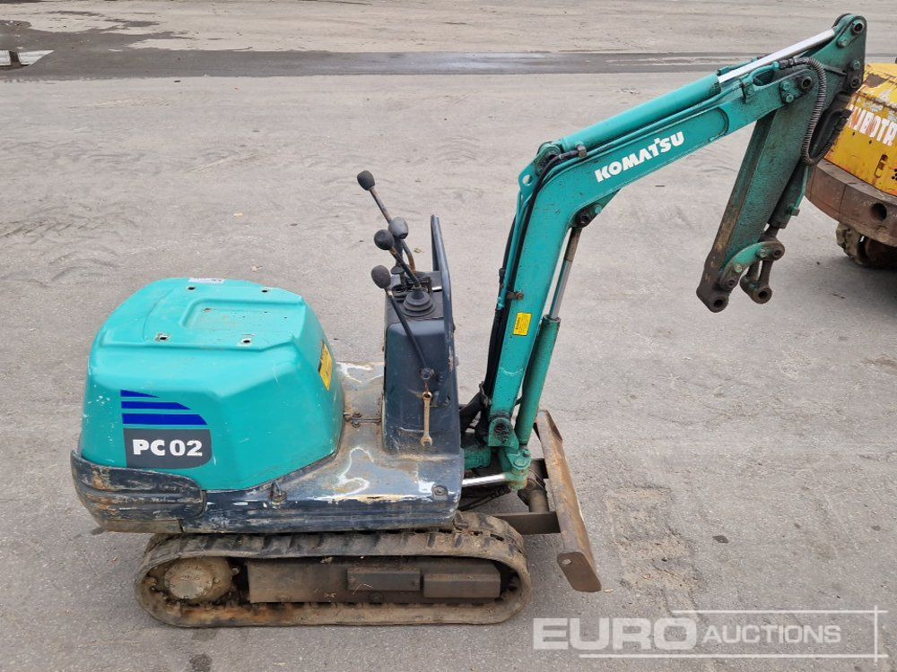 Komatsu PC02-1A - Minigraver: bilde 5 Komatsu PC02-1A - Minigraver: bilde 5