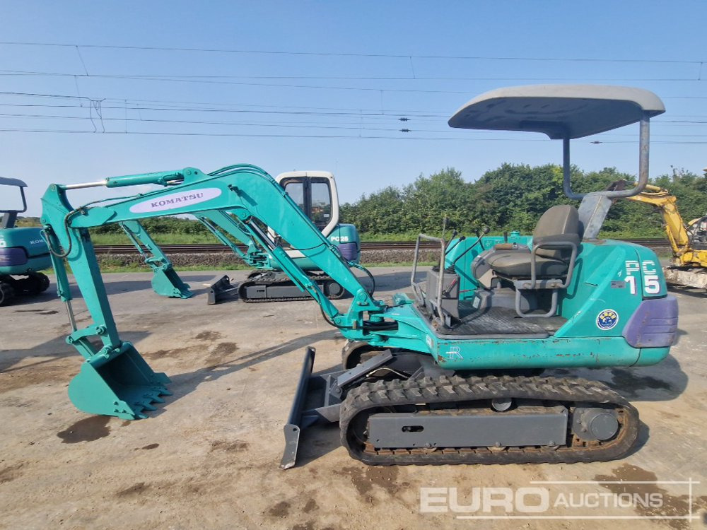 Komatsu PC15-3 - Minigraver: bilde 2 Komatsu PC15-3 - Minigraver: bilde 2