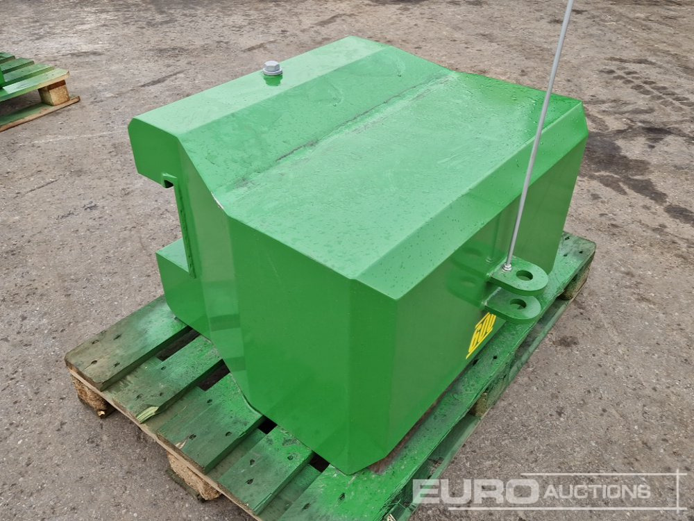 Unused 2025 John Deere 600kg Front Weights to suit John Deere Tractors, Metal Case with Towing Eye (Green) - Landbruksteknikk: bilde 4 Unused 2025 John Deere 600kg Front Weights to suit John Deere Tractors, Metal Case with Towing Eye (Green) - Landbruksteknikk: bilde 4