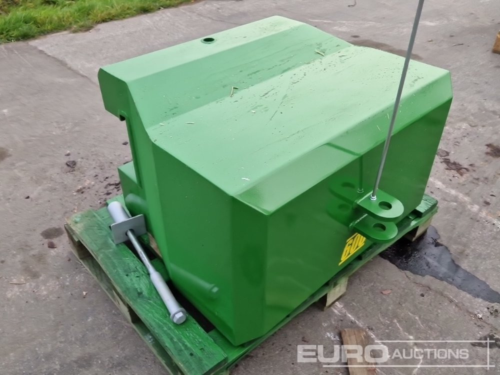 Unused 2025 John Deere 600kg Front Weights to suit John Deere Tractors, Metal Case with Towing Eye (Green) - Landbruksteknikk: bilde 4 Unused 2025 John Deere 600kg Front Weights to suit John Deere Tractors, Metal Case with Towing Eye (Green) - Landbruksteknikk: bilde 4