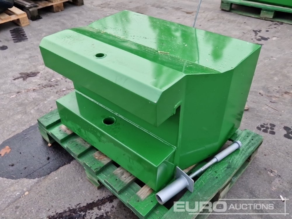 Unused 2025 John Deere 600kg Front Weights to suit John Deere Tractors, Metal Case with Towing Eye (Green) - Landbruksteknikk: bilde 3 Unused 2025 John Deere 600kg Front Weights to suit John Deere Tractors, Metal Case with Towing Eye (Green) - Landbruksteknikk: bilde 3