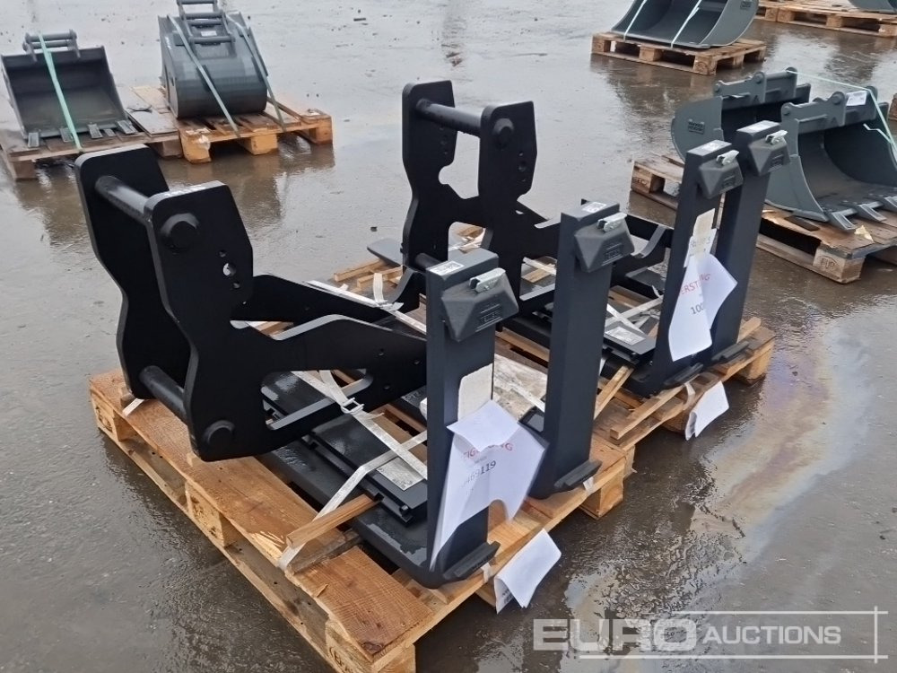 Fork Frames with Forks to suit Excavator 50mm Pin (2 of) - Materialhåndteringsutstyr: bilde 1 Fork Frames with Forks to suit Excavator 50mm Pin (2 of) - Materialhåndteringsutstyr: bilde 1