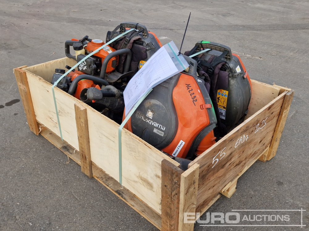 Pallet of Husqvarna Leafblowers, Hedge Trimmers - Anleggsmaskiner: bilde 3 Pallet of Husqvarna Leafblowers, Hedge Trimmers - Anleggsmaskiner: bilde 3