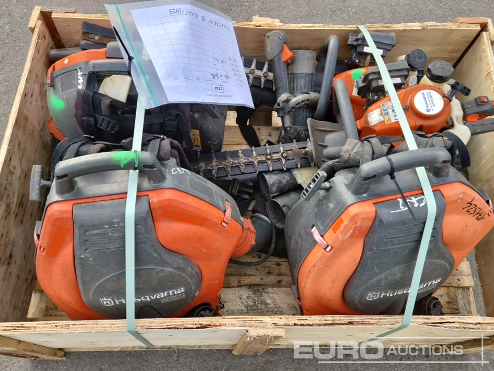 Pallet of Husqvarna Leafblowers, Hedge Trimmers - Anleggsmaskiner: bilde 5 Pallet of Husqvarna Leafblowers, Hedge Trimmers - Anleggsmaskiner: bilde 5