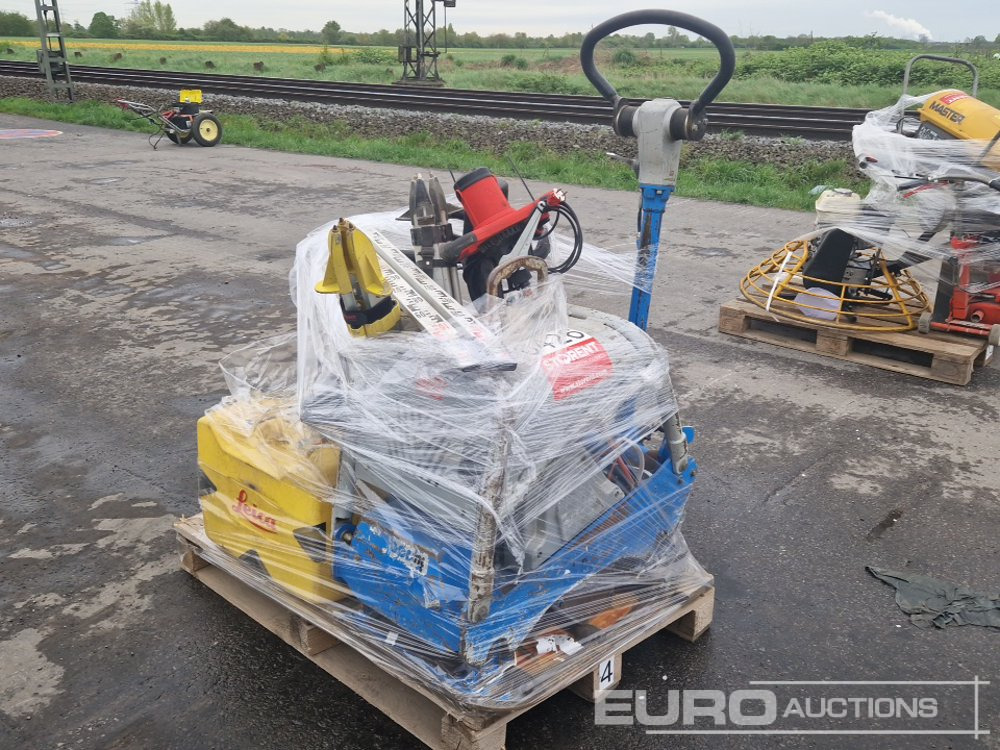 Pallet of Weber CR5E Compaction Plate, Assorted Electric Tools - Asfaltteknikk: bilde 4 Pallet of Weber CR5E Compaction Plate, Assorted Electric Tools - Asfaltteknikk: bilde 4