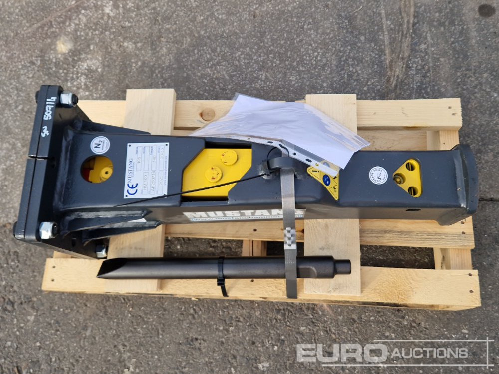 Unused 2025 Mustang HM100 - Hydraulisk hammer: bilde 5 Unused 2025 Mustang HM100 - Hydraulisk hammer: bilde 5