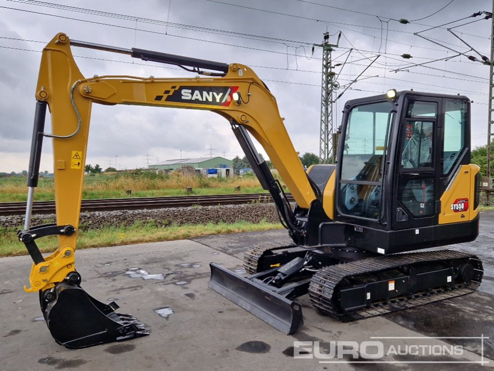 Unused 2025 Sany SY55UC - Minigraver: bilde 1 Unused 2025 Sany SY55UC - Minigraver: bilde 1