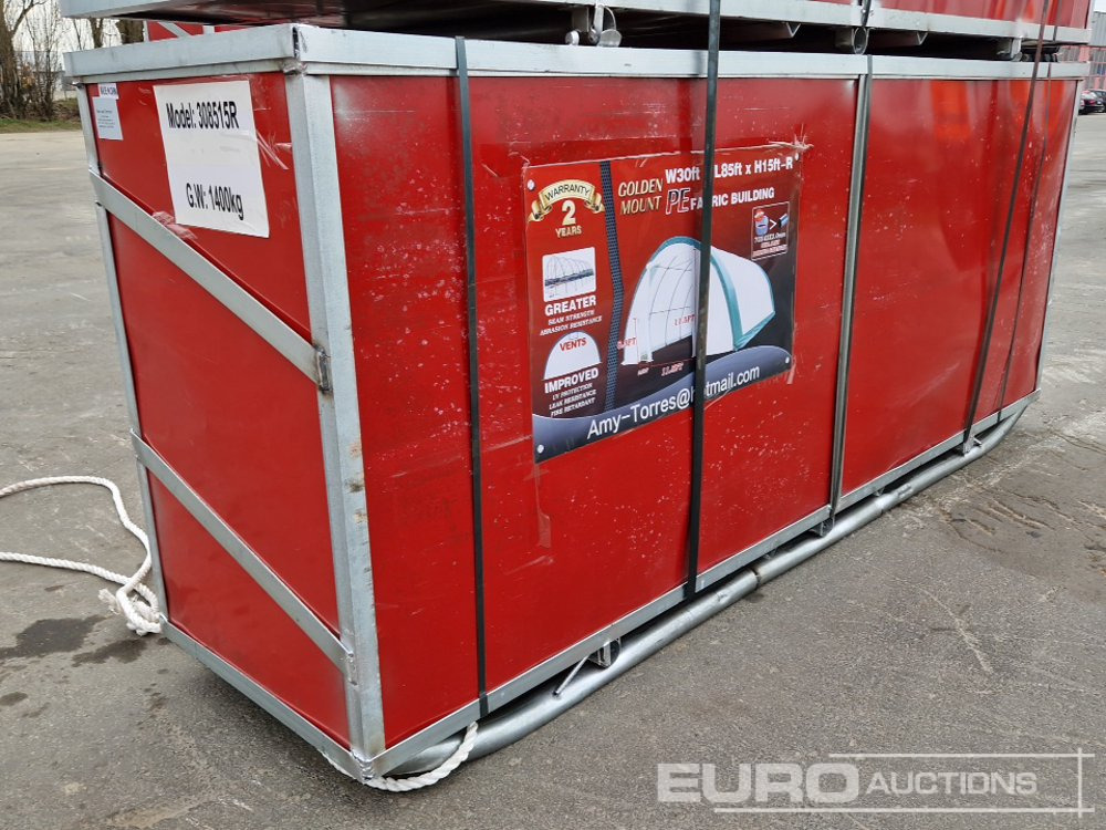 Unused 30x85x15 Dome Storage Shelter - Container og brakker: bilde 1 Unused 30x85x15 Dome Storage Shelter - Container og brakker: bilde 1