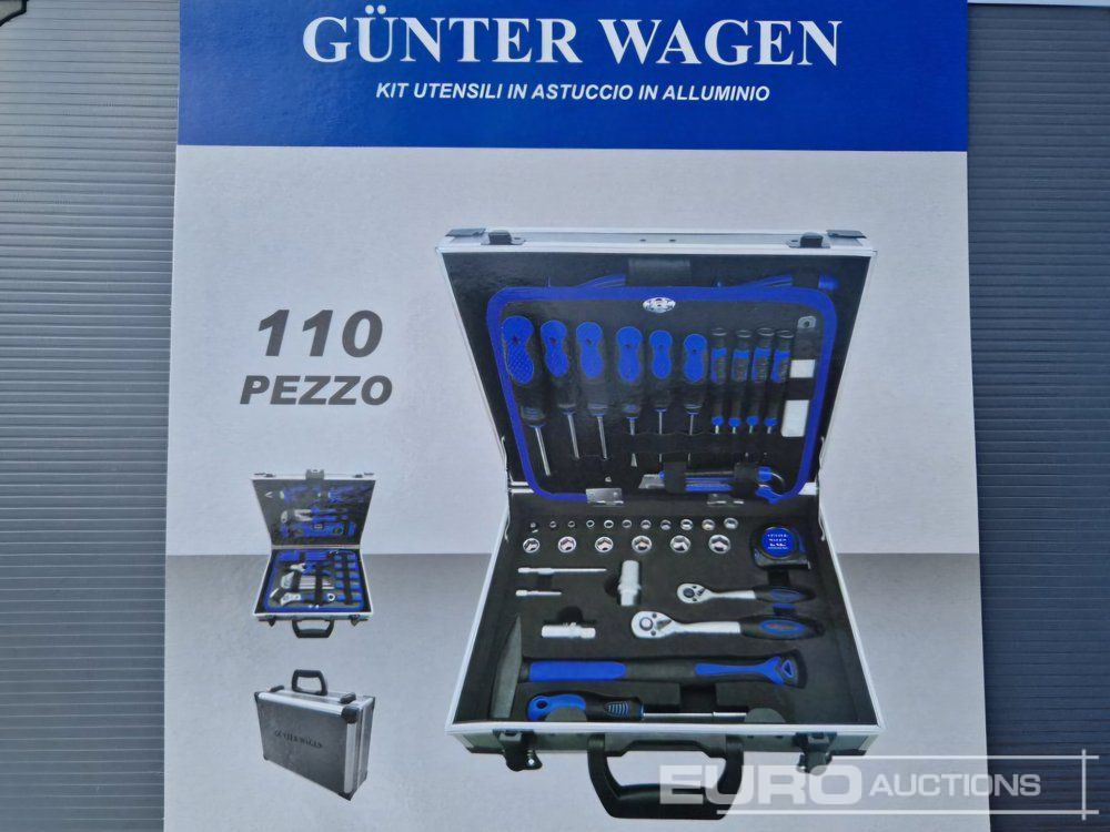Verkstedutstyr Unused Günter Wagen 110Pcs Tool Case: bilde 8