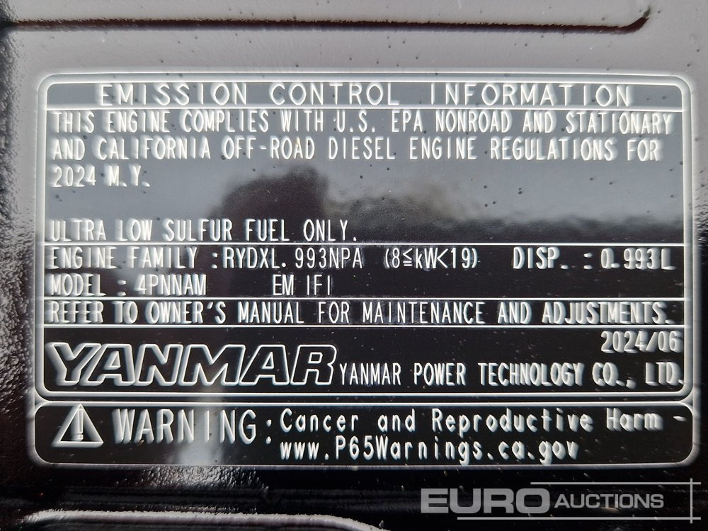 Motor Unused Yanmar 3TNV74F-SNNS: bilde 10