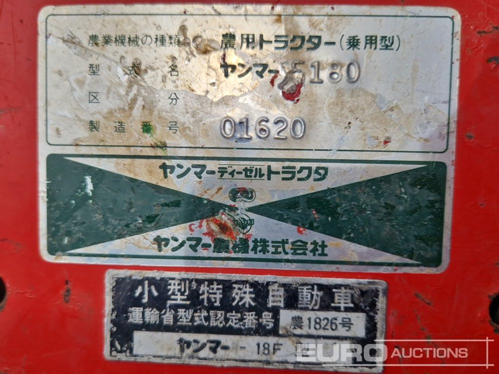 Minitraktor Yanmar F180: bilde 27