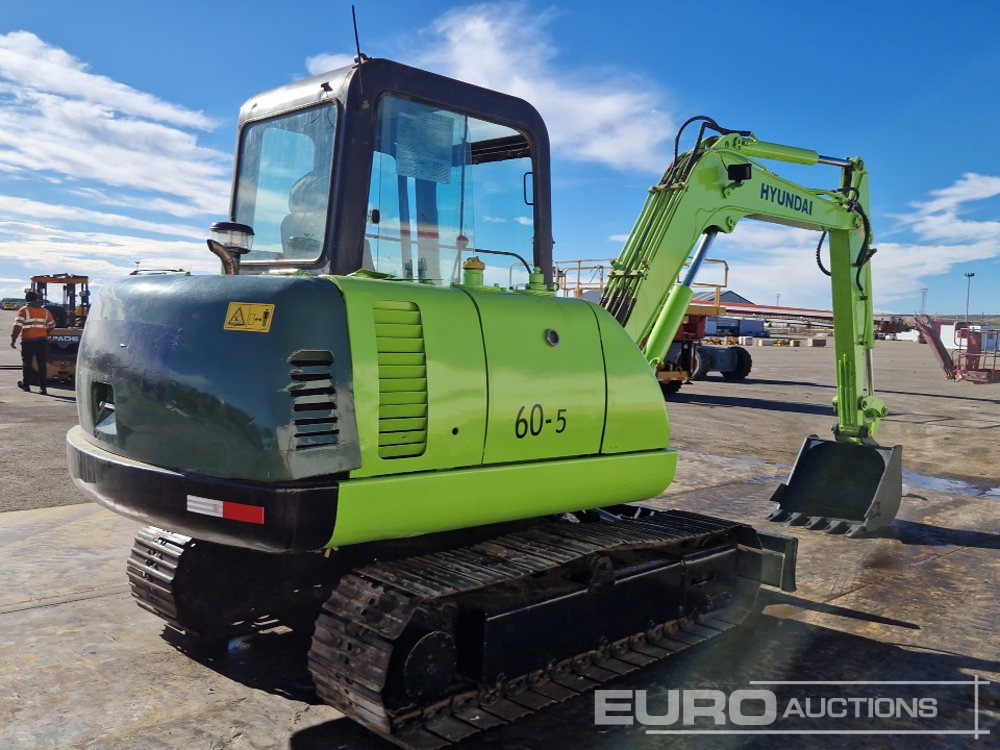 Hyundai ROBEX60-5 - Minigraver: bilde 5 Hyundai ROBEX60-5 - Minigraver: bilde 5